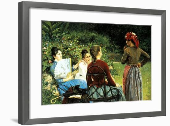 Fernanda Gioli and Her Friends-Francesco Gioli-Framed Giclee Print