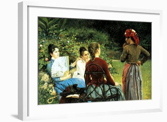 Fernanda Gioli and Her Friends-Francesco Gioli-Framed Giclee Print