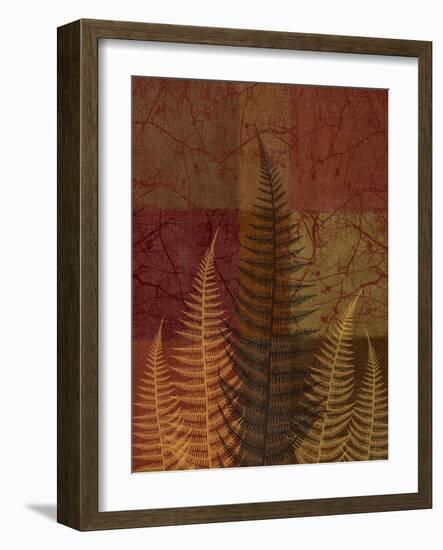 Ferns II-Erin Clark-Framed Giclee Print