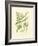 Ferns with Platemark I-null-Framed Art Print