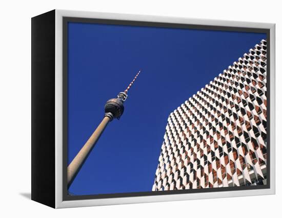 Fernsehturm, Alexanderplatz, Berlin, Germany-Jon Arnold-Framed Premier Image Canvas