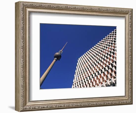 Fernsehturm, Alexanderplatz, Berlin, Germany-Jon Arnold-Framed Photographic Print