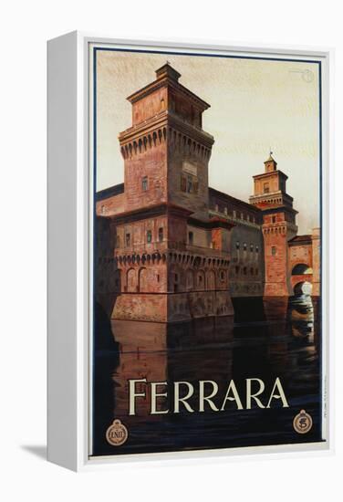 Ferrara Poster-Mario Borgoni-Framed Premier Image Canvas