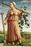 The Muse Polyhymnia, Inventor of Agriculture-Ferraresischer Meister-Framed Premier Image Canvas