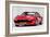 Ferrari 208 GTB Turbo Watercolor-NaxArt-Framed Art Print