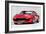 Ferrari 208 GTB Turbo Watercolor-NaxArt-Framed Art Print