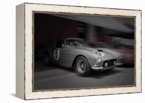 Ferrari 250 GTB Before The Race-NaxArt-Framed Stretched Canvas