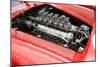 Ferrari 250 GTO Engine Watercolor-NaxArt-Mounted Art Print