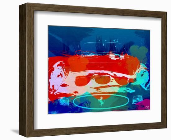 Ferrari 250 Gto Watercolor-NaxArt-Framed Premium Giclee Print