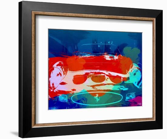 Ferrari 250 Gto Watercolor-NaxArt-Framed Art Print