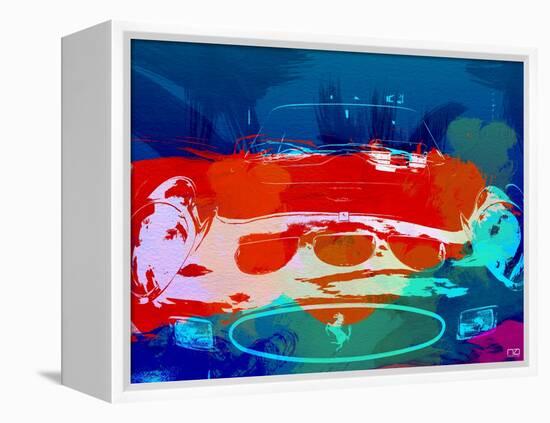 Ferrari 250 Gto Watercolor-NaxArt-Framed Stretched Canvas