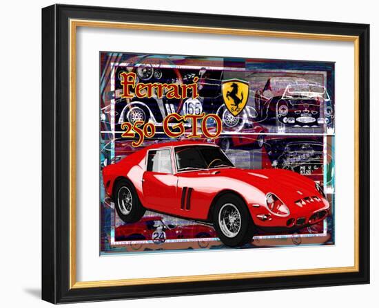 Ferrari 250 Gto-Nomi Saki-Framed Giclee Print