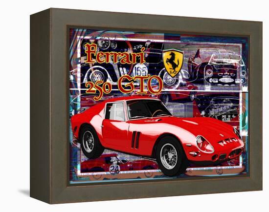 Ferrari 250 Gto-Nomi Saki-Framed Premier Image Canvas