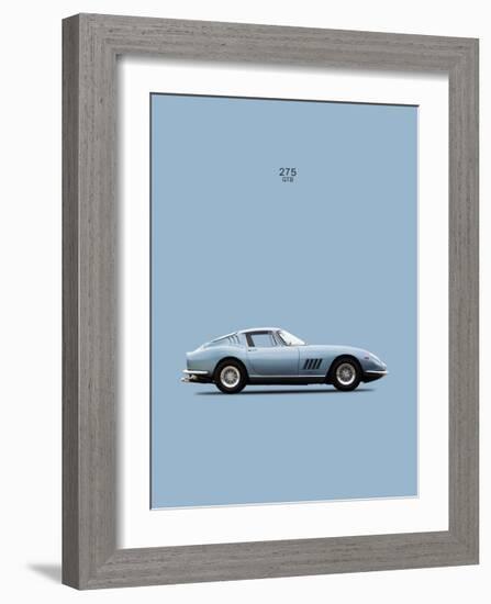 Ferrari 275-GTB 1966-Mark Rogan-Framed Giclee Print