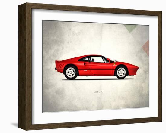 Ferrari 288-GTO Berlinetta 198-Mark Rogan-Framed Art Print