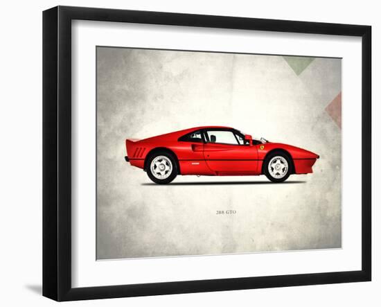Ferrari 288-GTO Berlinetta 198-Mark Rogan-Framed Art Print