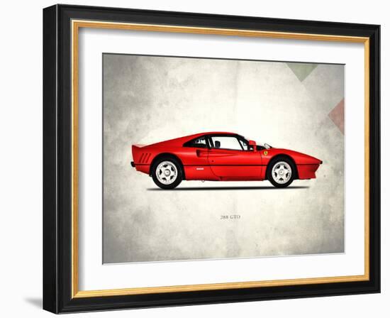 Ferrari 288-GTO Berlinetta 198-Mark Rogan-Framed Art Print