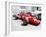 Ferrari 312 Laguna Seca Watercolor-NaxArt-Framed Art Print