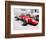 Ferrari 312 Laguna Seca Watercolor-NaxArt-Framed Art Print