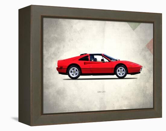 Ferrari 328GTS 1987-Mark Rogan-Framed Stretched Canvas