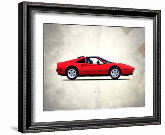 Ferrari 328GTS 1987-Mark Rogan-Framed Art Print