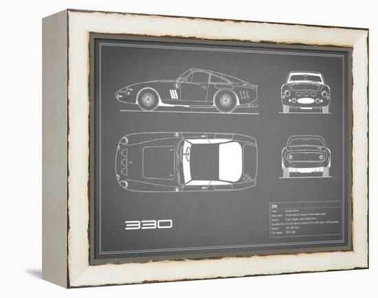 Ferrari 330-Grey-Mark Rogan-Framed Stretched Canvas