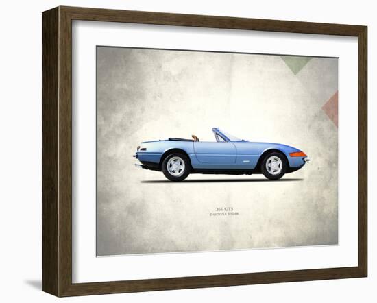 Ferrari 365GTS Daytona Spider-Mark Rogan-Framed Art Print