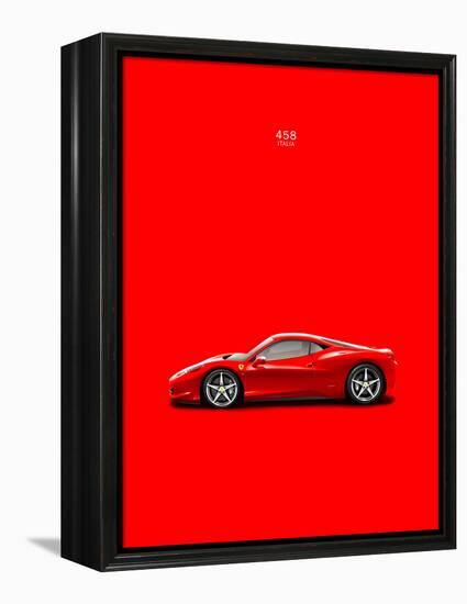 Ferrari 458 Italia Red-Mark Rogan-Framed Stretched Canvas