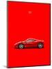 Ferrari 458 Italia Red-Mark Rogan-Mounted Art Print