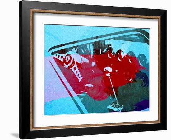 Ferrari Cockpit-NaxArt-Framed Art Print