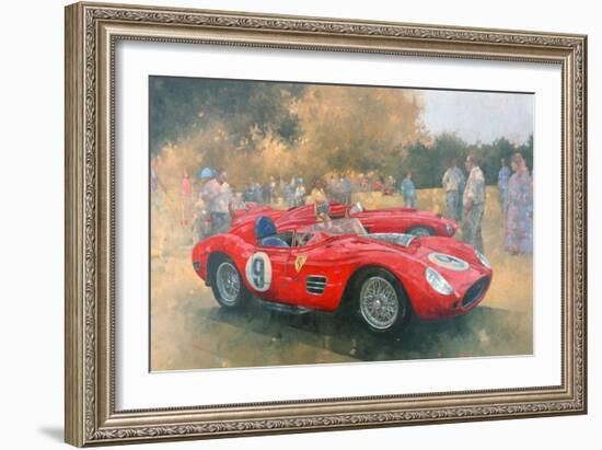 Ferrari, Day Out at Meadow Brook-Peter Miller-Framed Giclee Print