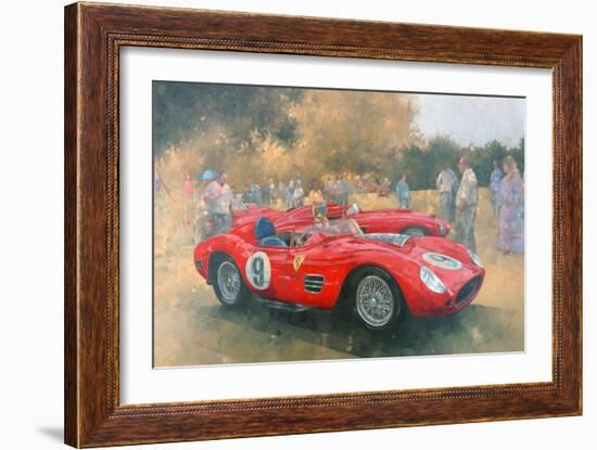 Ferrari, Day Out at Meadow Brook-Peter Miller-Framed Giclee Print