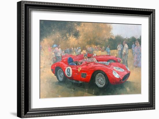 Ferrari, Day Out at Meadow Brook-Peter Miller-Framed Giclee Print
