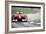 Ferrari F1 on Track Watercolor-NaxArt-Framed Premium Giclee Print