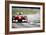 Ferrari F1 on Track Watercolor-NaxArt-Framed Premium Giclee Print