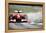 Ferrari F1 on Track Watercolor-NaxArt-Framed Stretched Canvas