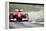 Ferrari F1 on Track Watercolor-NaxArt-Framed Stretched Canvas