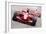 Ferrari F1 Race Watercolor-NaxArt-Framed Premium Giclee Print