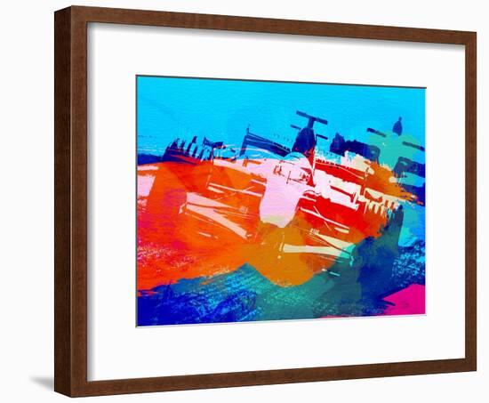 Ferrari F1 Racing-NaxArt-Framed Art Print