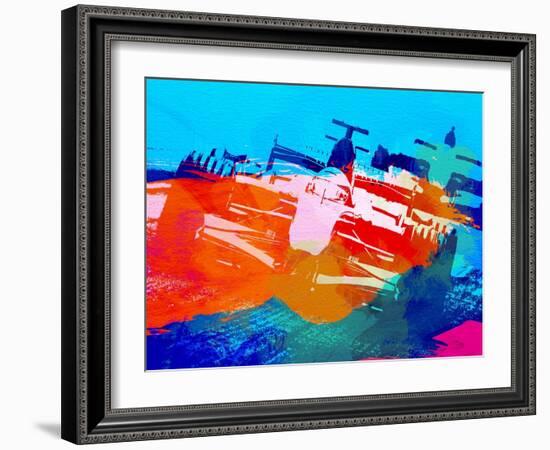 Ferrari F1 Racing-NaxArt-Framed Art Print