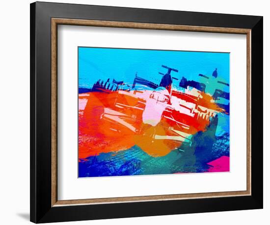 Ferrari F1 Racing-NaxArt-Framed Art Print