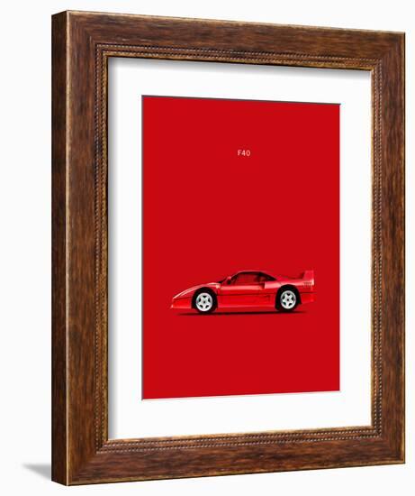 Ferrari F40-Mark Rogan-Framed Art Print