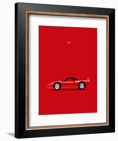 Ferrari F40-Mark Rogan-Framed Art Print