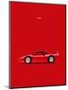 Ferrari F40-Mark Rogan-Mounted Art Print