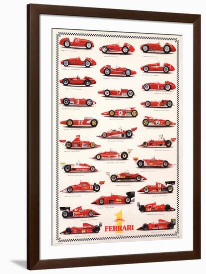 Ferrari Formula I - International Edition-null-Framed Art Print