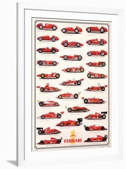 Ferrari Formula I - International Edition-null-Framed Art Print