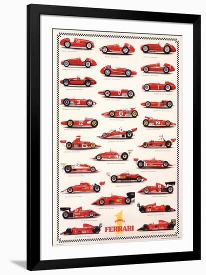 Ferrari Formula I - International Edition--Framed Art Print