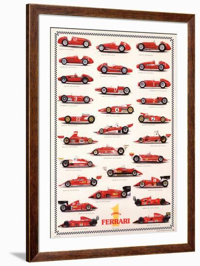 Ferrari Formula I - International Edition-null-Framed Art Print