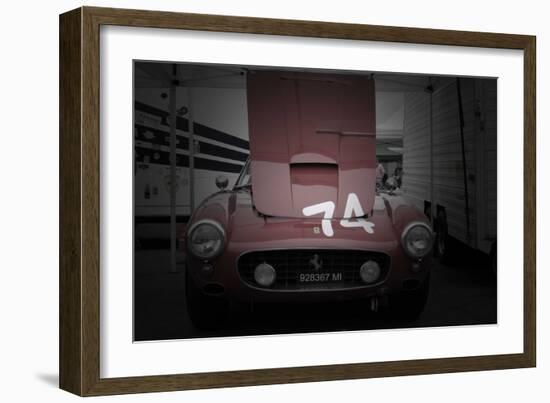 Ferrari Front Open Hood-NaxArt-Framed Photo