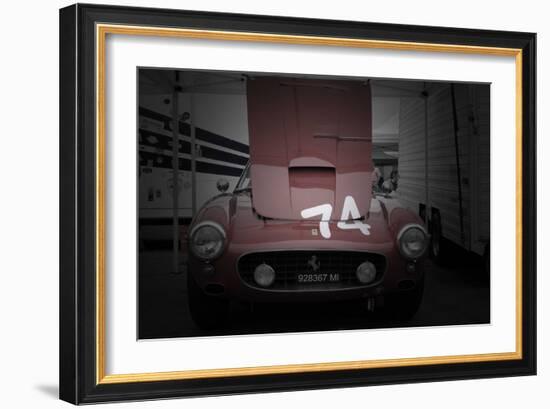 Ferrari Front Open Hood-NaxArt-Framed Photo